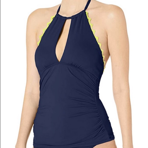 anne cole halter tankini